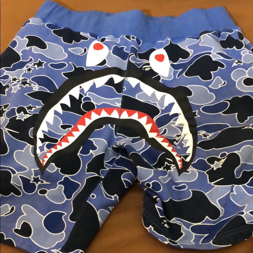 Real bape camo shorts